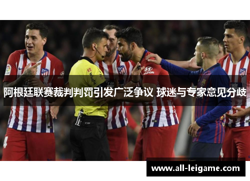 阿根廷联赛裁判判罚引发广泛争议 球迷与专家意见分歧
